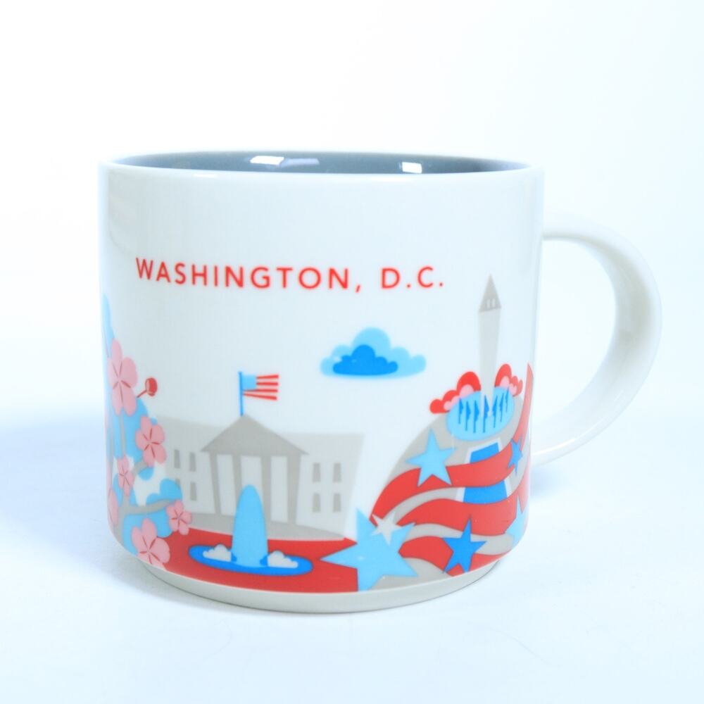 Starbucks Washington DC You Are Here Series Collection 14oz Coffee Tea Mug Cup